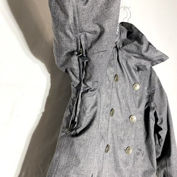 SESSIONS Grey Snowboard Ski Winter Jacket Coat With RECCO M - Picture 11 of 15